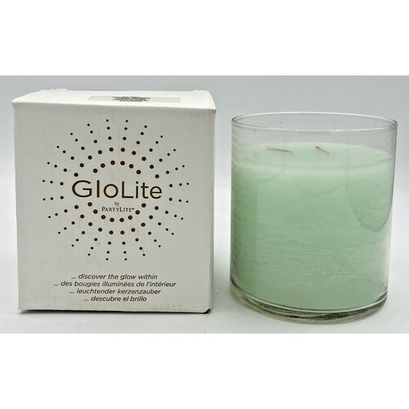 Partylite Glo-Lite Jar Tropical Waters Candle New in Box P2E/G26616 - Picture 1 of 2